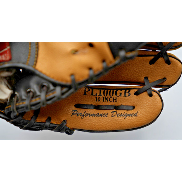Rawlings Baseball Glove PL100GB 10" Derek Jeter Basket Web RHT Tan & Black CH - Picture 7 of 9
